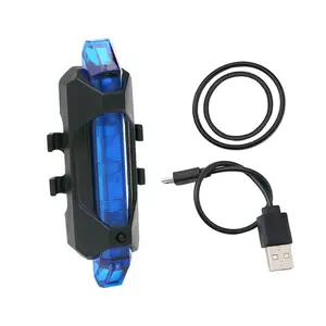 Đèn LED Đuôi Xe Đạp Sạc USB Đèn Nhấp Nháy Trước Và Sau Cảnh Báo An Toàn Cho Xe Đạp Leo Núi Phụ Kiện Đạp Xe Ban Đêm