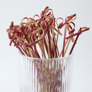 Thân Thiện Với Môi Tre Tự Nhiên Gậy Cho Trái Cây Cocktail Hôn Xiên Dùng Một Lần Cho Halloween Trung Quốc Năm Mới Giáng Sinh - Product Image 4