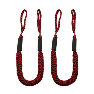 Großhandel dehnbare Bungee Cords Dock Lines mit Schaum Float Bungee Docking Tie Marine Rope Boat Shock