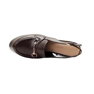 <span class=keywords><strong>Mocassini</strong></span> con Plateau Personalizzabili da <span class=keywords><strong>Donna</strong></span>, Tacchi a Blocco Spessi, Décolleté Slingback con Dettaglio Horsebit 13.5cm, Tendenza Moda Estate Autunno - Product Image 3