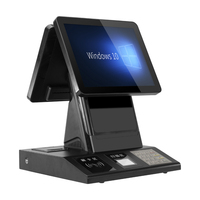 Terminal Punto de Venta Todo en Uno con Escáner de Código QR, Impresora, Escáner NFC, Pantalla Táctil Windows
