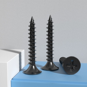 Tornillos autorroscantes Baifit de acero al carbono oxidado negro con cabeza Phillips, grado 8.8 B DIN18182 para la industria del mueble - Product Image 3