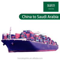 Agent de transit maritime de premier plan, service d'expédition maritime RORO et en vrac de Chine vers l'Arabie Saoudite, fret maritime économique