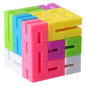 Alien Variant Rubik's Cube 3D <b>Building</b> <b>Blocks</b> Multi-functional Brain-boosting Puzzle Toy For Kids Age 5 7 Years Unisex - Product Image 5