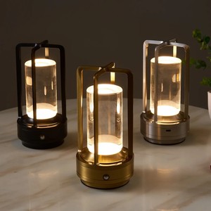 No Button Cordless <strong>Lantern</strong> Table <strong>Lamp</strong> Type C RechargeableTouch Control Camping Restaurant Bar - Product Image 6