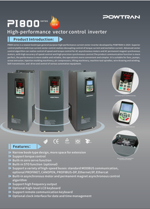 POWTRAN <span class=keywords><strong>Book</strong></span> Design Exquis et Flexible Haute Performance VFD Entrée 3 phases 220V/380V 0.4KW à 450KW pour Moteur - Product Image 4
