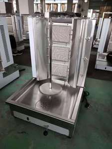 Máquina comercial de acero inoxidable Gas <span class=keywords><strong>doner</strong></span> <span class=keywords><strong>kebab</strong></span> máquina Shawarma con 3 quemadores - Product Image 2