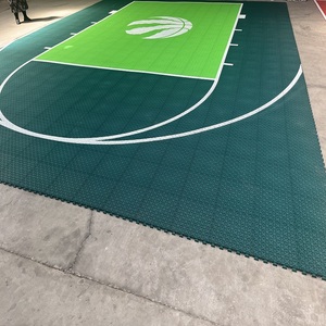 Superficie para Cancha de Baloncesto de 20x20 Pies para Patio Trasero en una Variedad de Colores, Personalizable con el Logotipo de <span class=keywords><strong>Jordan</strong></span> o el de tu Equipo Favorito - Product Image 4