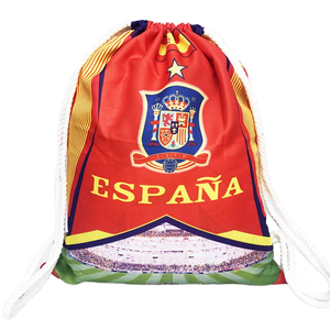 Euro France Argentina Netherlands Barca Spain Portugal Football Backpack Collection Embossed Pocket Fan Supplies Promotional