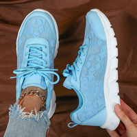 Baskets pour femmes Chaussures de course à coussin d'air Baskets décontractées Marche Tennis Gym Chaussures de sport athlétiques