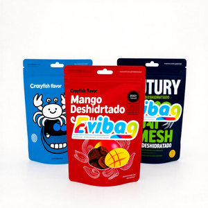 Sachet d'emballage refermable personnalisé en PE imprimé numériquement, écologique, Doypack réutilisable avec fermeture éclair, pour aliments pour animaux de compagnie, en plastique BOPP sur mesure - Product Image 6