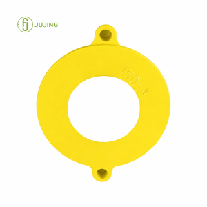 Cincin Pelindung Flensa Berongga Berkualitas Tinggi Model 580 LDPE Dua Lubang 3" Tutup Plastik Biru untuk Perlindungan Lubang Baut Flensa - Product Image 3