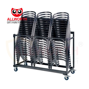 Zware Grote Laadcapaciteit Verstelbare Houten Stalen Opvouwbare Stoel Transport Trolley - Product Image 3