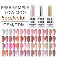Lehchis 2025 Nude Series 34 couleurs Base en caoutchouc vernis gel OEM pour Nail Art