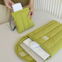Cossni Ins Style Portable Sac D'ordinateur Portable Coton Housse D'ordinateur Portable Pochette Titulaire Ordinateur Portable De Protection pour L'extérieur