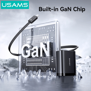 USAMS CC296 Portable Eu Plug <span class=keywords><strong>30W</strong></span> Multi Type c Cordon Rétractable Téléphone Mur Voyage Chargeur <span class=keywords><strong>Adaptateur</strong></span> pour <span class=keywords><strong>apple</strong></span> iphone 16 15 Pro Max - Product Image 6