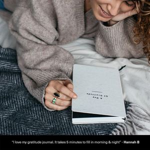 Nhật ký biết ơn cuộc sống không có ngày tháng LABON Mới Về - Ngày của lòng biết ơn - Màu be đen - Hướng dẫn thiền định - Product Image 6