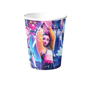 Nuevo Juego de Artículos de Mesa para Fiesta de Cumpleaños con Temática de K-pop HUNTR/X, Decoración para Crear Atmósfera de Cumpleaños - Product Image 4