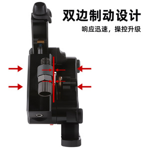 Pinza de Freno de Disco Hidráulica Ferrino de 160 mm Ajustable para Bicicleta - Product Image 3