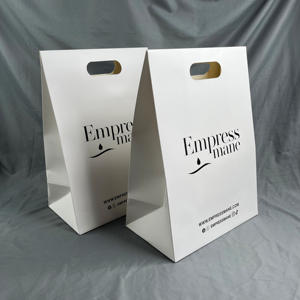 Bolsas de Papel con Diseño de Logotipo Personalizado, Bolsas de Regalo, Bolsas de Compras con Asa Troquelada para Pequeñas Empresas - Product Image 2