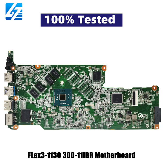 For Lenovo Yoga 300-11IBR 300S-11IBR FLex3-1130 Laptop Motherboard With 2GB RAM 64GB SSD N3050 N3060 CPU 100% Fully Tested