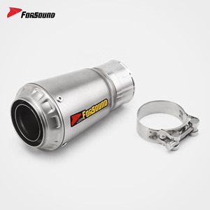 Sistema de Escape para Motocicleta Forsound, Precio de Fábrica al por Mayor, Acero Inoxidable, Estilo MotoGP, Silenciador Corto Tipo Corona para Zontes 703RR - Product Image 2