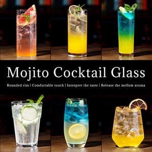 Unique Cocktail Whisky Tumbler Cup Transparent Verre Gobelet Eau Potable Mariage Verres Ensembles - Product Image 2