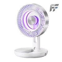 Nuevo Ventilador Plegable Levitante de Alta Velocidad, Modelo Transfronterizo F1, ABS/PC, Recargable, para Hogar, Cocina, Escritorio, Mini, de Pared
