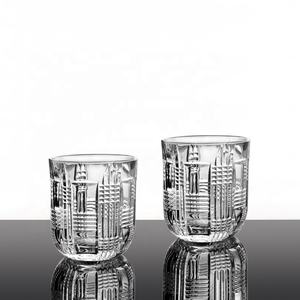 En stock gobelet en <span class=keywords><strong>verre</strong></span> pour <span class=keywords><strong>whisky</strong></span> et liqueur Base épaisse gaufrée Barware Rye <span class=keywords><strong>Whisky</strong></span> Dégustation Heavy Duty Crystal Glass - Product Image 2