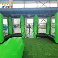 Bunker de paintball gonflable en forme de X WINSUN, location de terrain de paintball gonflable, terrain de CS gonflable, arène de paintball gonflable, modèle de bunkers de paintball en vente