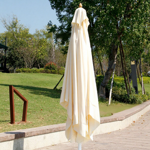<span class=keywords><strong>Sombrilla</strong></span> de playa de alta gama con poste central de <span class=keywords><strong>madera</strong></span> y 8 varillas, mango largo, para patio y publicidad, mobiliario de exterior - Product Image 4