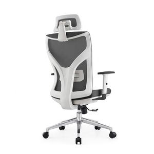 Foshan factory adjustable office mesh swivel high back office ergonomic chair swivel