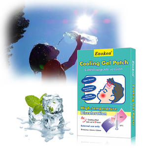 2025 più venduto Logo personalizzato medicale idrogel scolorimento estivo per bambini cerotti in gel di raffreddamento per febbre antipiretica veloce - Product Image 2