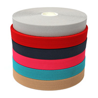 Bande élastique en polyester sergé double face Liwei, design ondulé, accessoires vestimentaires, élastique pour sac, textile de maison, chaussures, vente en gros directe