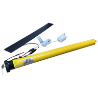 Moteur tubulaire métallique AOK AM45-50N pour store, 50 Nm, 220 V/120 V, télécommande, écologique, pour accessoires de rideaux de bureau