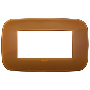 Vimar Placca Round 4M Reflex Caramel <b>Door</b> <b>Plate</b> 14.5x9x0.9 cm - Product Image 1
