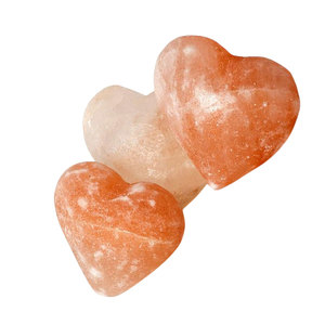 Piedra de Masaje de Sal del Himalaya 100% Natural, Original, de Alta Calidad, Hecha a Mano, 100% en Forma de Corazón, para el Cuerpo - Product Image 2