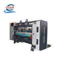 Máquina Automática de Impresión Flexográfica, Ranurado y Troquelado, 4 Colores, Controlada por Computadora, para Cartón, con Apilador Vibratorio