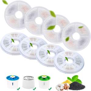 Cartouches de filtre pour <span class=keywords><strong>fontaine</strong></span> à eau pour animaux de compagnie compatibles avec la <span class=keywords><strong>fontaine</strong></span> à eau pour <span class=keywords><strong>chat</strong></span>, durables et écologiques, filtre en coton imperméable - Product Image 1