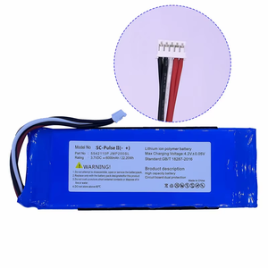 แบตเตอรี่เปลี่ยนทดแทนสำหรับลำโพง 5542110P JMP200SL แบตเตอรี่ลิเธียมโพลิเมอร์แบบชาร์จได้ 3.7V 6Ah สำหรับลำโพง <span class=keywords><strong>JBL</strong></span> <span class=keywords><strong>Pulse</strong></span> <span class=keywords><strong>2</strong></span> Pulse3 Audio - Product Image 3