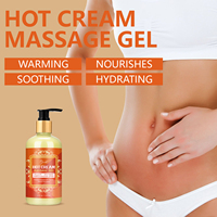 Crème sudorifique pour perte de poids de marque privée Gel anti-cellulite pour l'élimination des graisses Gel brûlant anti-cellulite Gel de massage corporel chaud crème amincissante