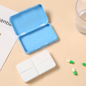Wholesale Portable Dust-proof <b>Plastic</b> Medicine Case PP Material <b>Pocket</b> Storage Travel Pill Box for Purse Convenient - Product Image 5
