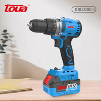 Toua DBLD180 21V perceuses sans balais machine électrique Perceuses automatiques outils de menuiserie