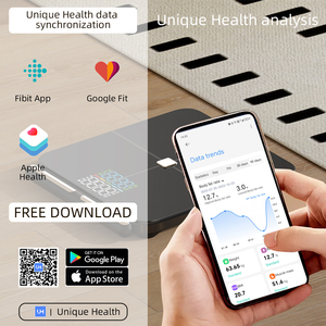 Độc đáo wifi-kích hoạt kỹ thuật số phòng tắm quy mô 8-điện cực cơ thể Fat Analyzer cho chính xác thành phần cơ thể đo lường - Product Image 4