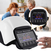 PAKISS OEM ODM Bluetooth Kniemassagegerät Luftkompression Vibration 3 Wärmestufen Sprachansage LED-Anzeige Wiederaufladbar für den Heimgebrauch