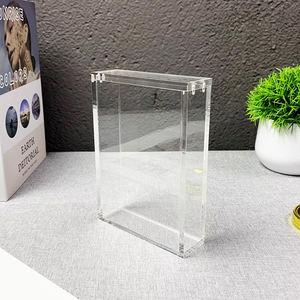กล่องโชว์อะคริลิครูปทรงสี่เหลี่ยมผืนผ้าวัสดุไม้ PVC MDF ทนทานสำหรับการโฆษณาบนดาดฟ้า - Product Image 1