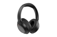 Penjualan laris headset ANC Headphone nirkabel Noise Canceling dengan lapisan karet dapat dilipat Headphone Hybrid