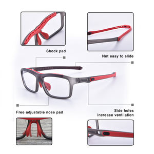 ファッションスポーツグラスメンズ眼鏡近視処方メガネTR90フレームバスケットボールアイウェア - Product Image 3