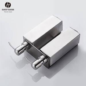 Ensemble de salle de bain d'hôtel de luxe de haute qualité personnalisé 250ML 304 distributeur de savon liquide mural en acier inoxydable simple pour élégant - Product Image 5