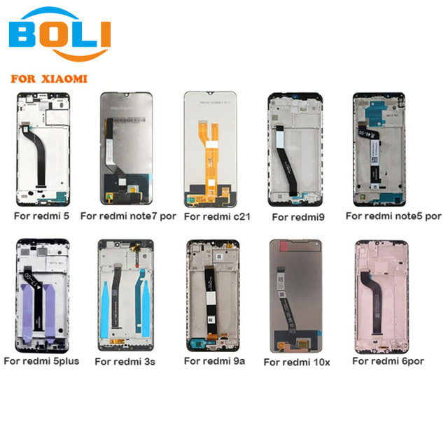 Factory Wholesale Mobile Phone Lcds Screen for Xiaomi LCD Display for Redmi Note 8 9 10 11 12 Pro Touch Screen Replacement